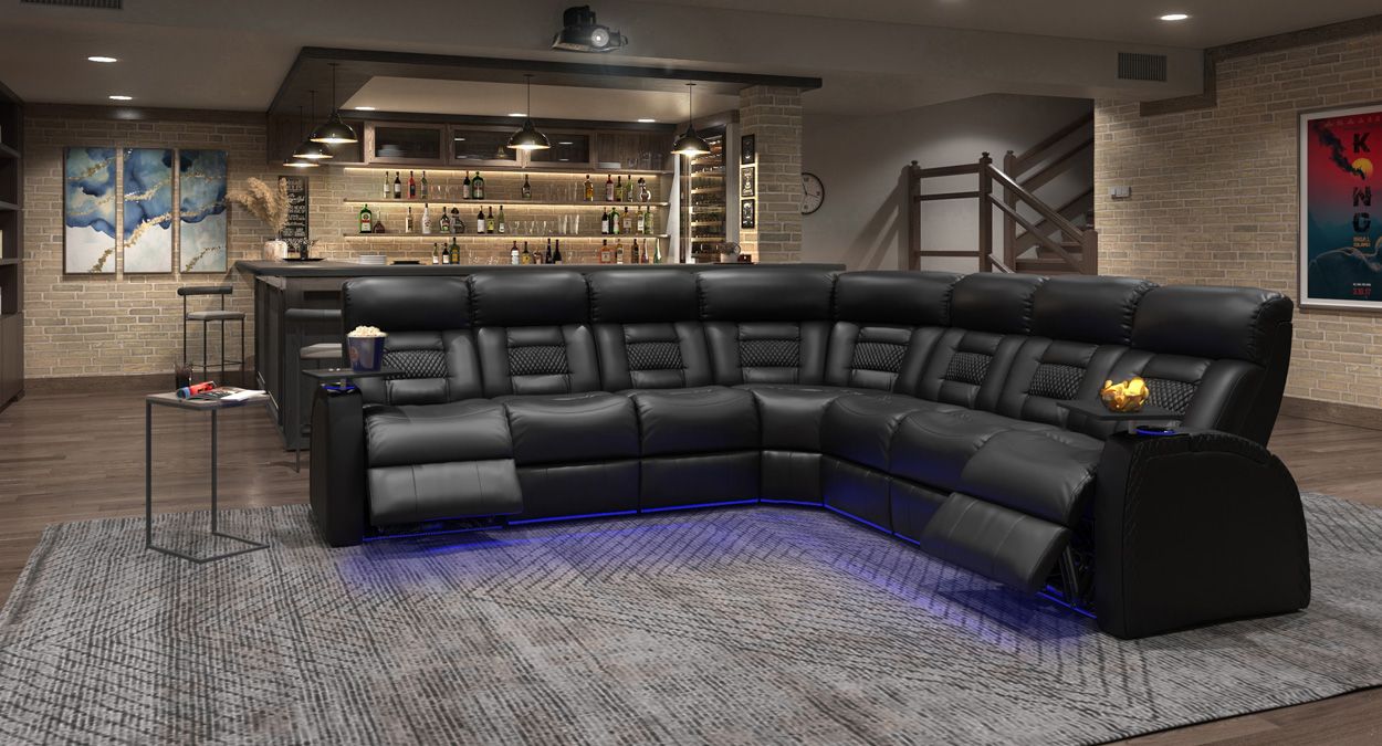 Flex sectional theater seats