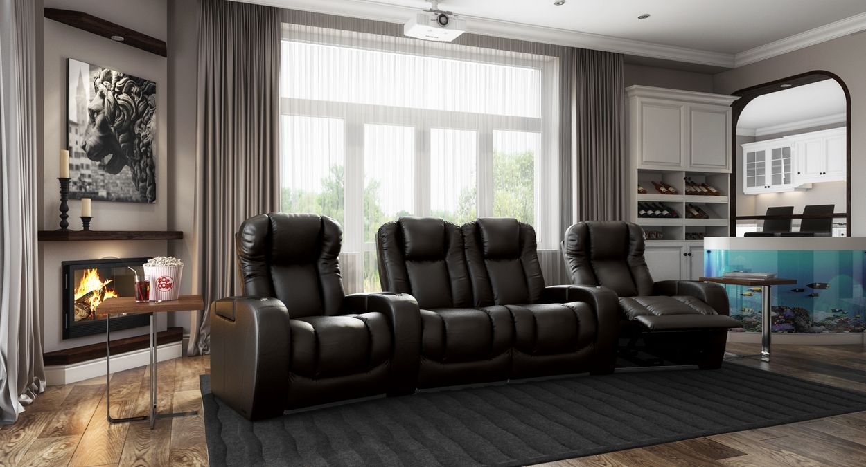4 recliner sofa