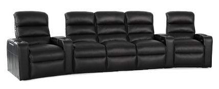 row of 5 Curved with Center Sofa