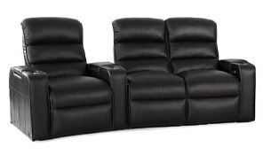 row of 3 Curved with Loveseat on Right