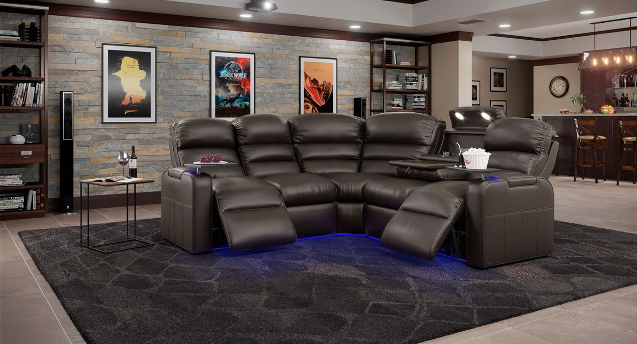 Recliner with LED technology