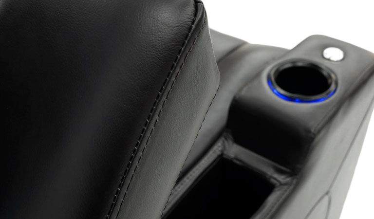 Octane leather recliners with storage