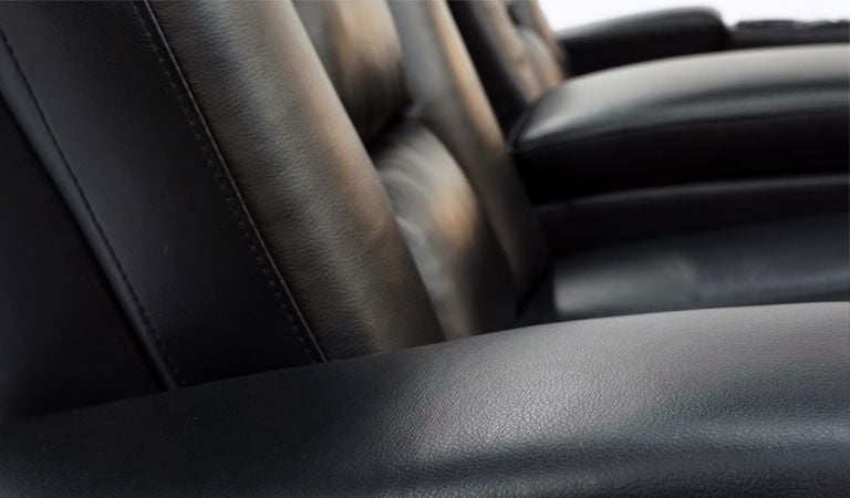 leather movie room seating