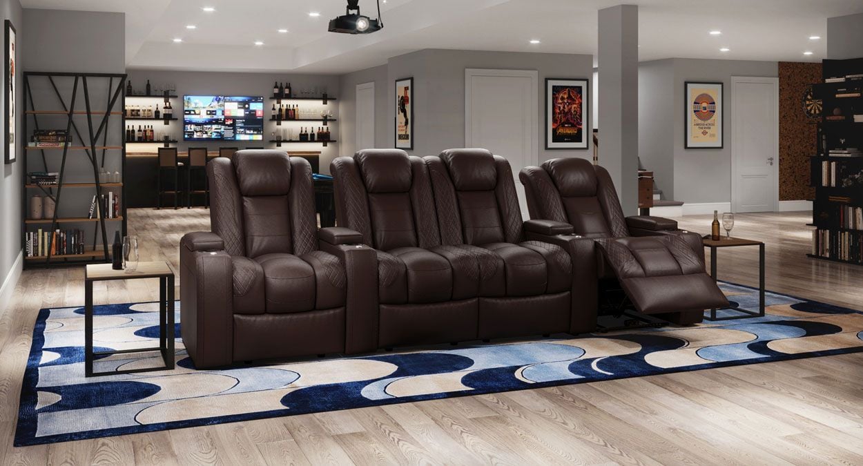 Novo LHR home theater seating 4