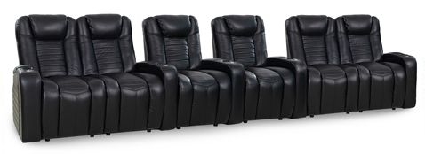 row of 6 Straight with Outside Loveseats