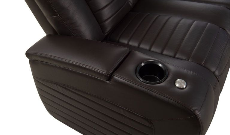 leather recliners with storage