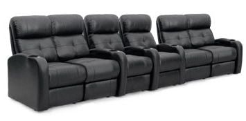 row of 6 Straight with Outside Loveseats