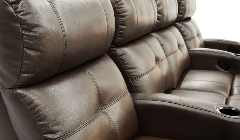 chocolate brown theater recliners