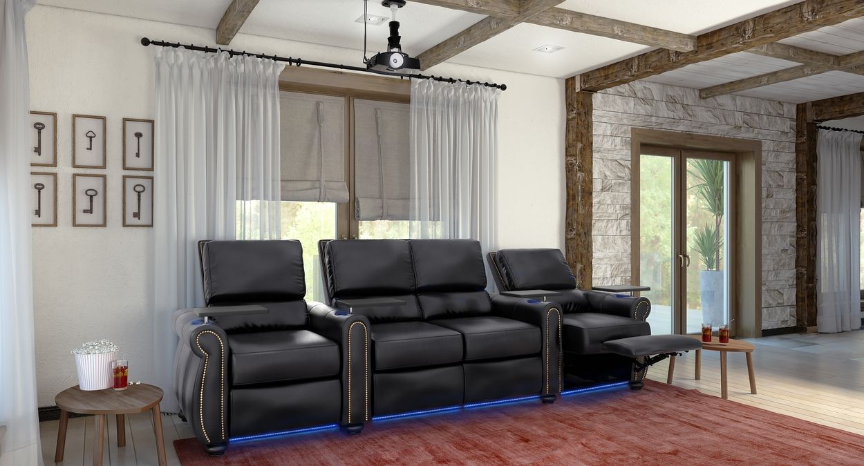 4 person home theater seating