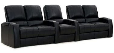 row of 5 Straight with Dual Loveseats