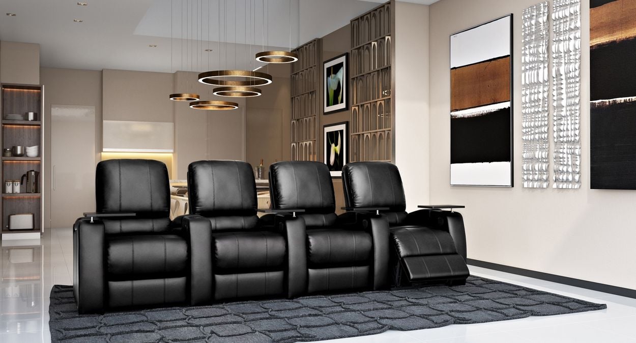 Octane 4 chair theater seating