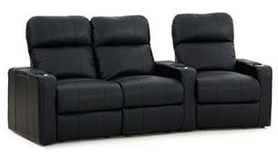 row of 3 Curved with Loveseat on Left