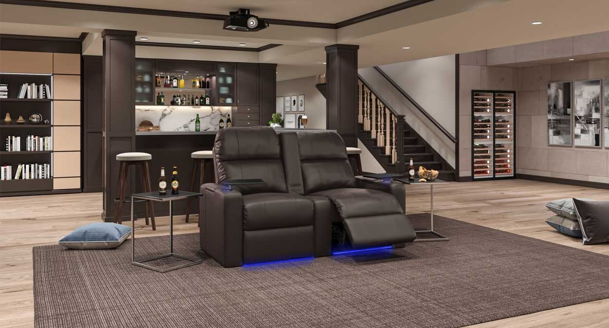 2 chair theater recliners