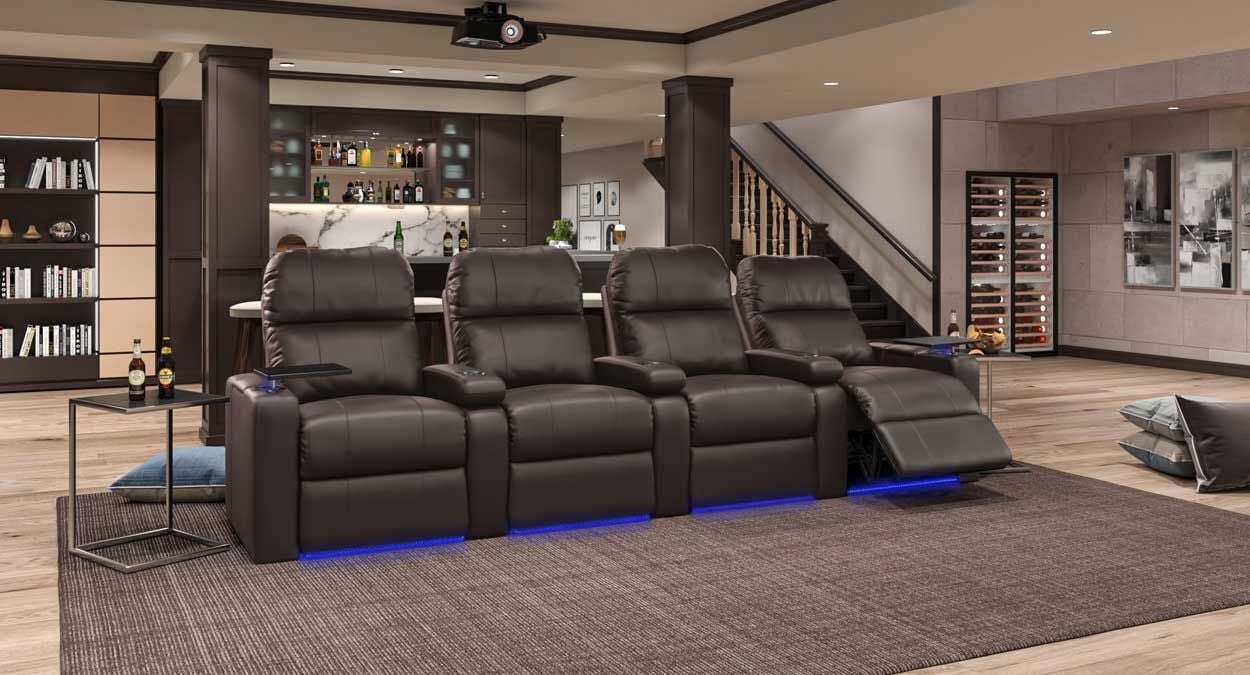 Turbo 4 chair theater seating