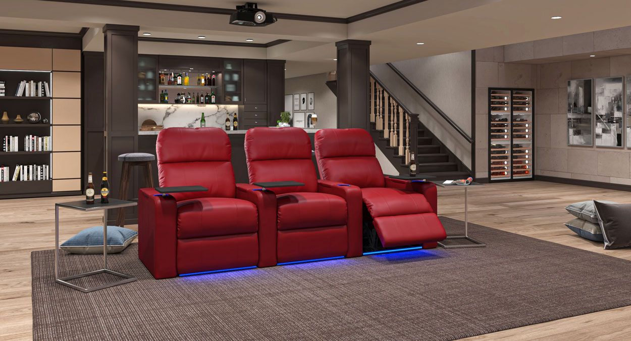 LED theater seating comfort