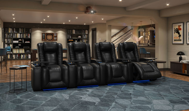 Octane Seating High Performance, American Leather Theater Seating
